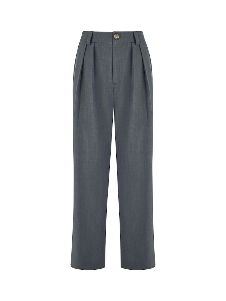 Yumi Grey Wide Leg Trousers - Image 5 of 5