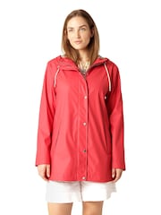 Ilse Jacobsen Straight Fit Lightweight Waterproof Rain Jacket - Image 1 of 12