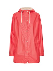 Ilse Jacobsen Straight Fit Lightweight Waterproof Rain Jacket - Image 11 of 12