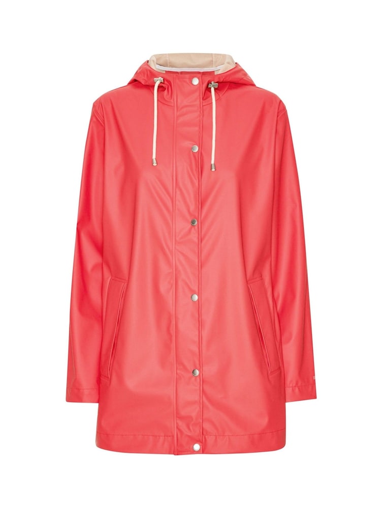 Ilse Jacobsen Straight Fit Lightweight Waterproof Rain Jacket - Image 11 of 12