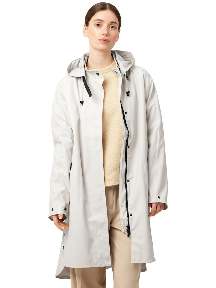 Ilse Jacobsen Loose Fit Waterproof A Shape Raincoat - Image 1 of 5