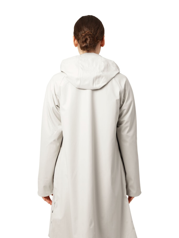 Ilse Jacobsen Loose Fit Waterproof A Shape Raincoat - Image 2 of 5