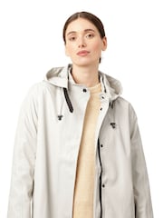 Ilse Jacobsen Loose Fit Waterproof A Shape Raincoat - Image 4 of 5