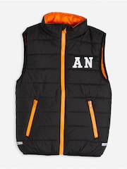 Alphabet Kids Personalised Bodywarmer Black Gilet - Image 1 of 4