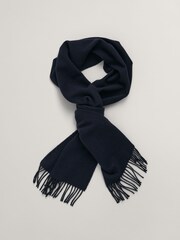GANT Blue Unisex Wool Scarf - Image 2 of 4