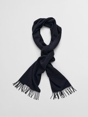GANT Blue Unisex Wool Scarf - Image 3 of 4