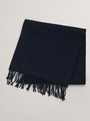 GANT Blue Unisex Wool Scarf - Image 4 of 4