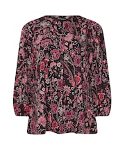 Evans Pintuck Black Blouse - Image 5 of 5