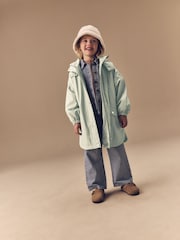 Sage Green Waterproof Rubber Trench Coat (3-16yrs) - Image 2 of 10