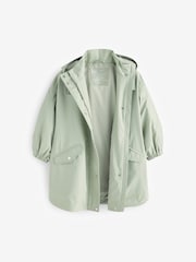 Sage Green Waterproof Rubber Trench Coat (3-16yrs) - Image 6 of 10