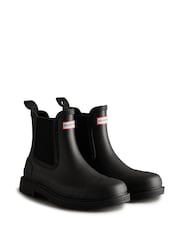 Hunter Womens Commando Chelsea Boots Wellies - Image 2 of 3