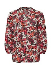 Evans Leopard Print Boho Jersey Top - Image 5 of 5