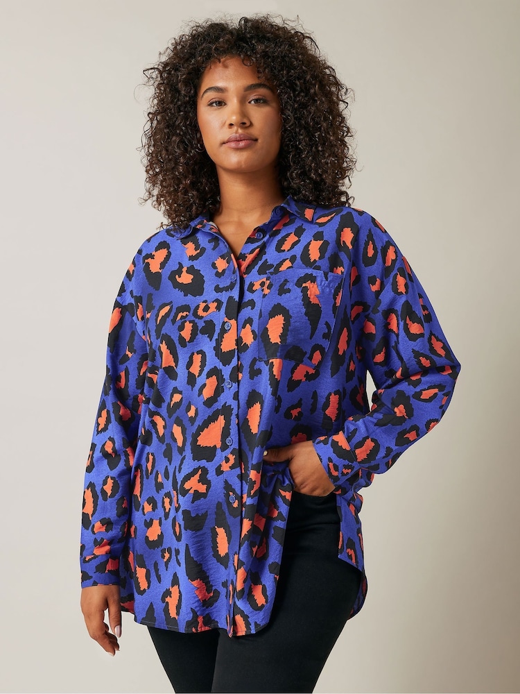 Azul - Evans Oversized Shirt - Imagen 1 de 5 Azul - Evans Oversized Shirt - Imagen 1 de 5