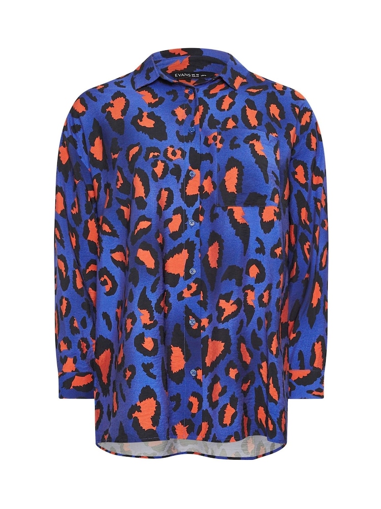 Azul - Evans Oversized Shirt - Imagen 5 de 5 Azul - Evans Oversized Shirt - Imagen 5 de 5
