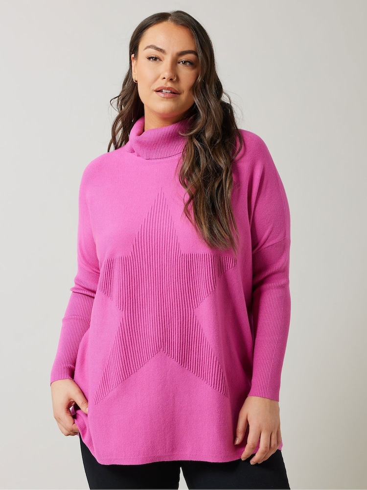 Evans Oversized Starstitch Jumper - Image 4 of 5