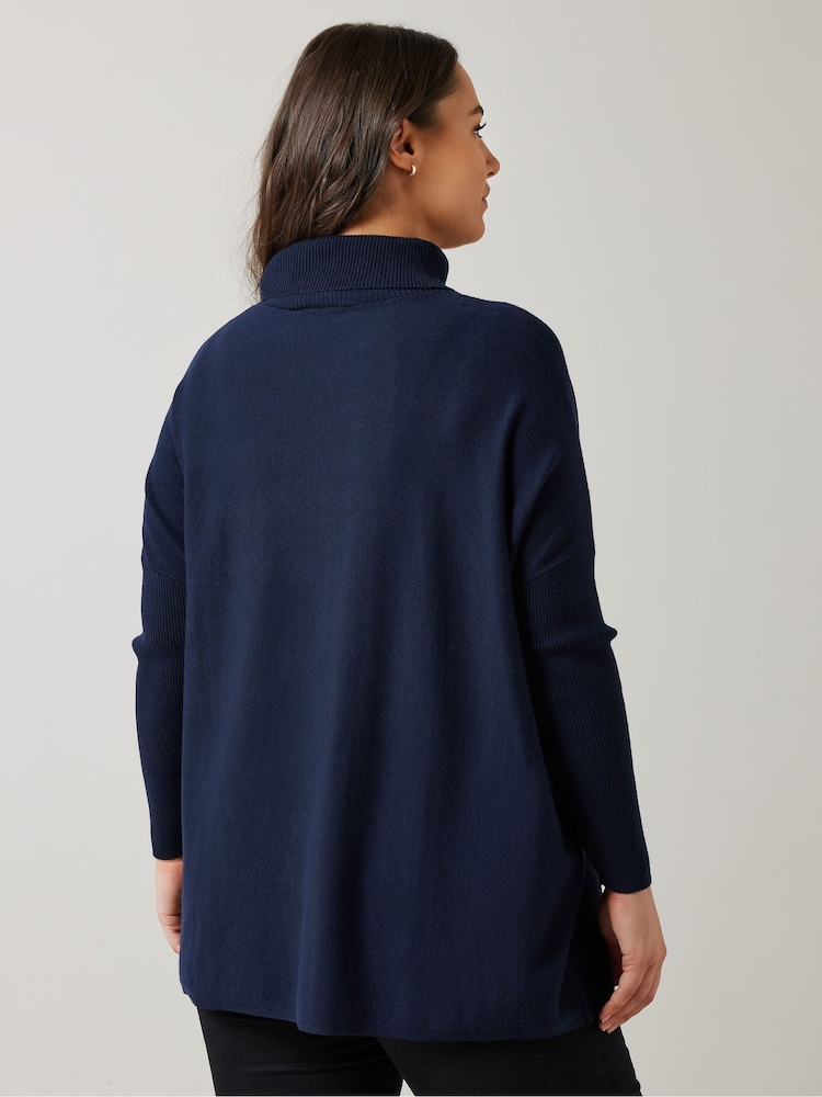 Evans Oversized Starstitch Jumper - Image 3 of 5