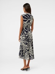 Forever New Blue Barbara Petite Sleeveless Pleated Dress - Image 2 of 4