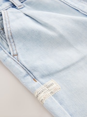 Bleach Denim 100% Cotton Pleat Front Jeans (3mths-7yrs) - Image 6 of 7