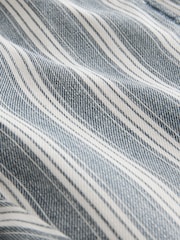 Blue/Ecru Stripe 100% Cotton Pull On Lightweight Jeans (3mths-7yrs) - Image 7 of 8