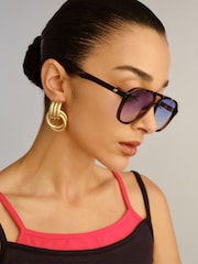 Le Specs Brown Tragic Magic Sunglasses - Image 1 of 5