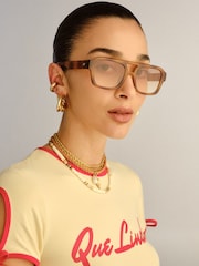 Le Specs Brown Subzero + Sunglasses - Image 2 of 5