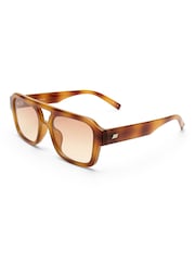 Le Specs Brown Subzero + Sunglasses - Image 3 of 5