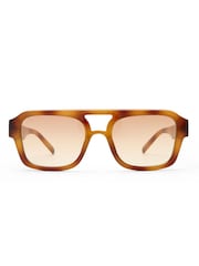 Le Specs Brown Subzero + Sunglasses - Image 4 of 5
