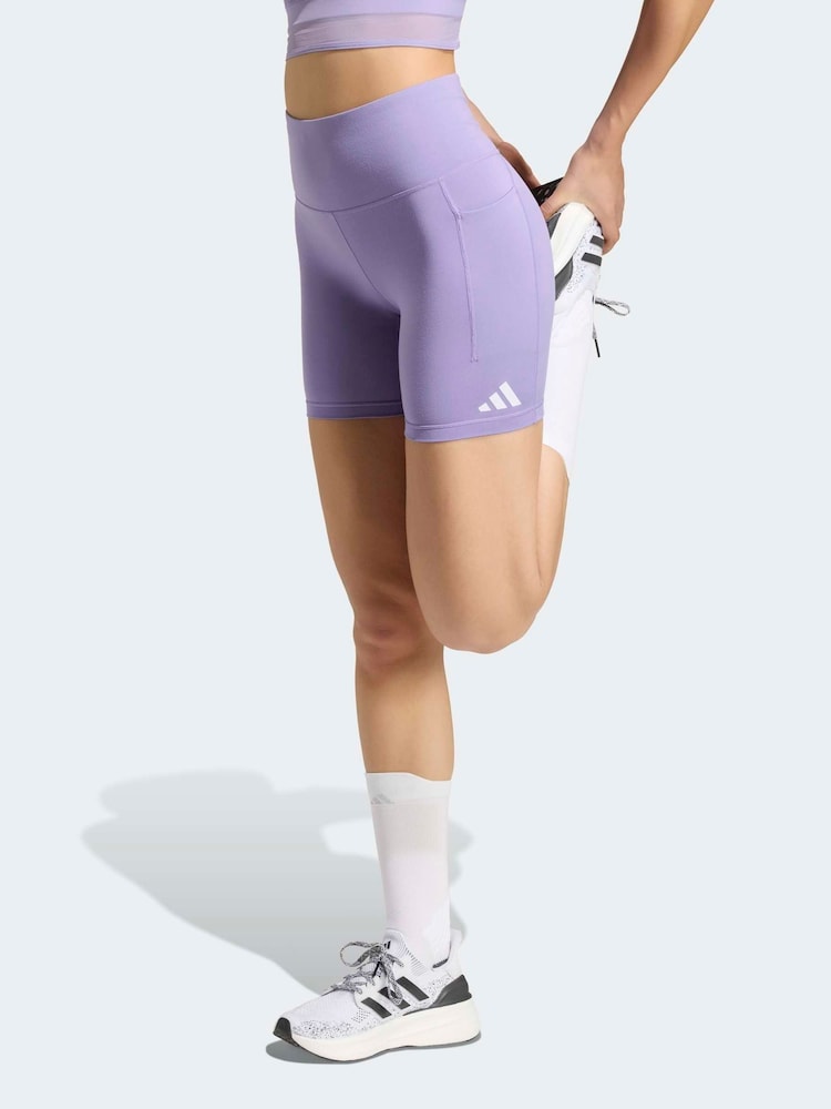 adidas Purple Adi365 Climacool Running Short Leggings - Image 1 of 7 adidas Purple Adi365 Climacool Running Short Leggings - Image 1 of 7