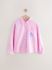 Pink Printed 100% Cotton Shirt (3-16yrs) - Image 6 of 9