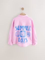 Pink Printed 100% Cotton Shirt (3-16yrs) - Image 7 of 9