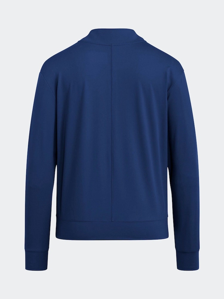 Adidas Golf Blue Ultimate365 1/4 Zip Layering Top - Image 8 of 8 Adidas Golf Blue Ultimate365 1/4 Zip Layering Top - Image 8 of 8