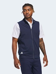 Adidas Golf Navy Ultimate365 Tour Full Zip Gilet - Image 3 of 7