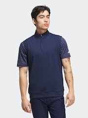 Adidas Golf Blue Ultimate365 Classic 1/4 Zip Vest - Image 1 of 14