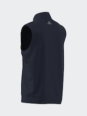 Adidas Golf Blue Ultimate365 Classic 1/4 Zip Vest - Image 10 of 14