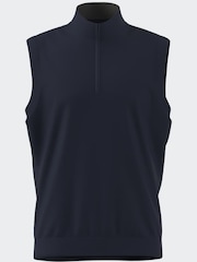 Adidas Golf Blue Ultimate365 Classic 1/4 Zip Vest - Image 11 of 14