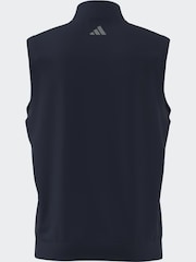 Adidas Golf Blue Ultimate365 Classic 1/4 Zip Vest - Image 12 of 14