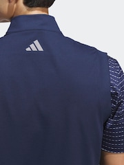 Adidas Golf Blue Ultimate365 Classic 1/4 Zip Vest - Image 5 of 14
