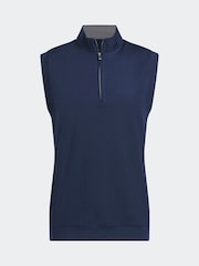 Adidas Golf Blue Ultimate365 Classic 1/4 Zip Vest - Image 6 of 14