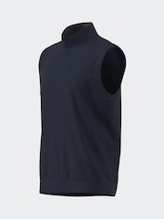Adidas Golf Blue Ultimate365 Classic 1/4 Zip Vest - Image 9 of 14