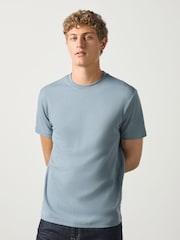 Blue Slim Fit Motionflex Soft Heavyweight T-Shirt - Image 1 of 4