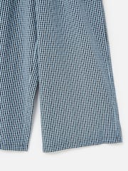 Oliver Bonas Blue Gingham Sleeveless Jumpsuit - Image 7 of 7