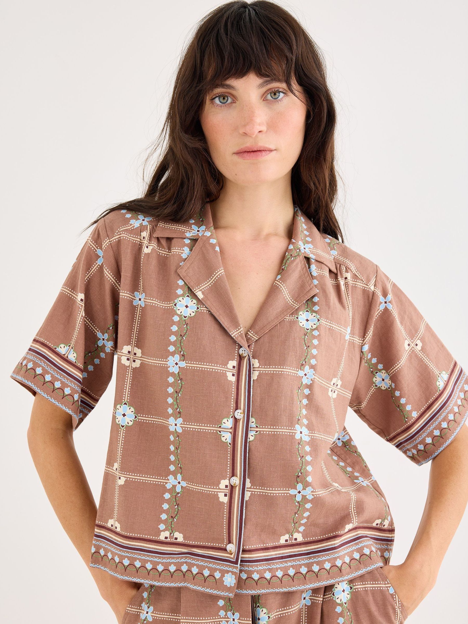Comprar Camisa de manga curta estampado floral Oliver Bonas from