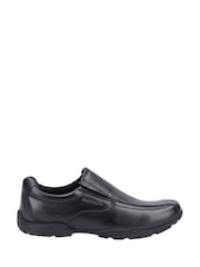 Hush Puppies Black Elijah Senior School Shoes - Image 1 of 4