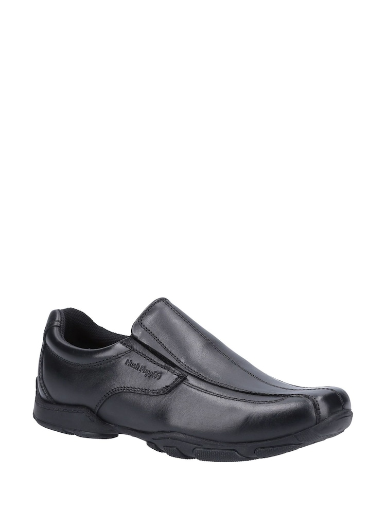 Hush Puppies Black Elijah Senior School Shoes - Image 2 of 4 Hush Puppies Black Elijah Senior School Shoes - Image 2 of 4