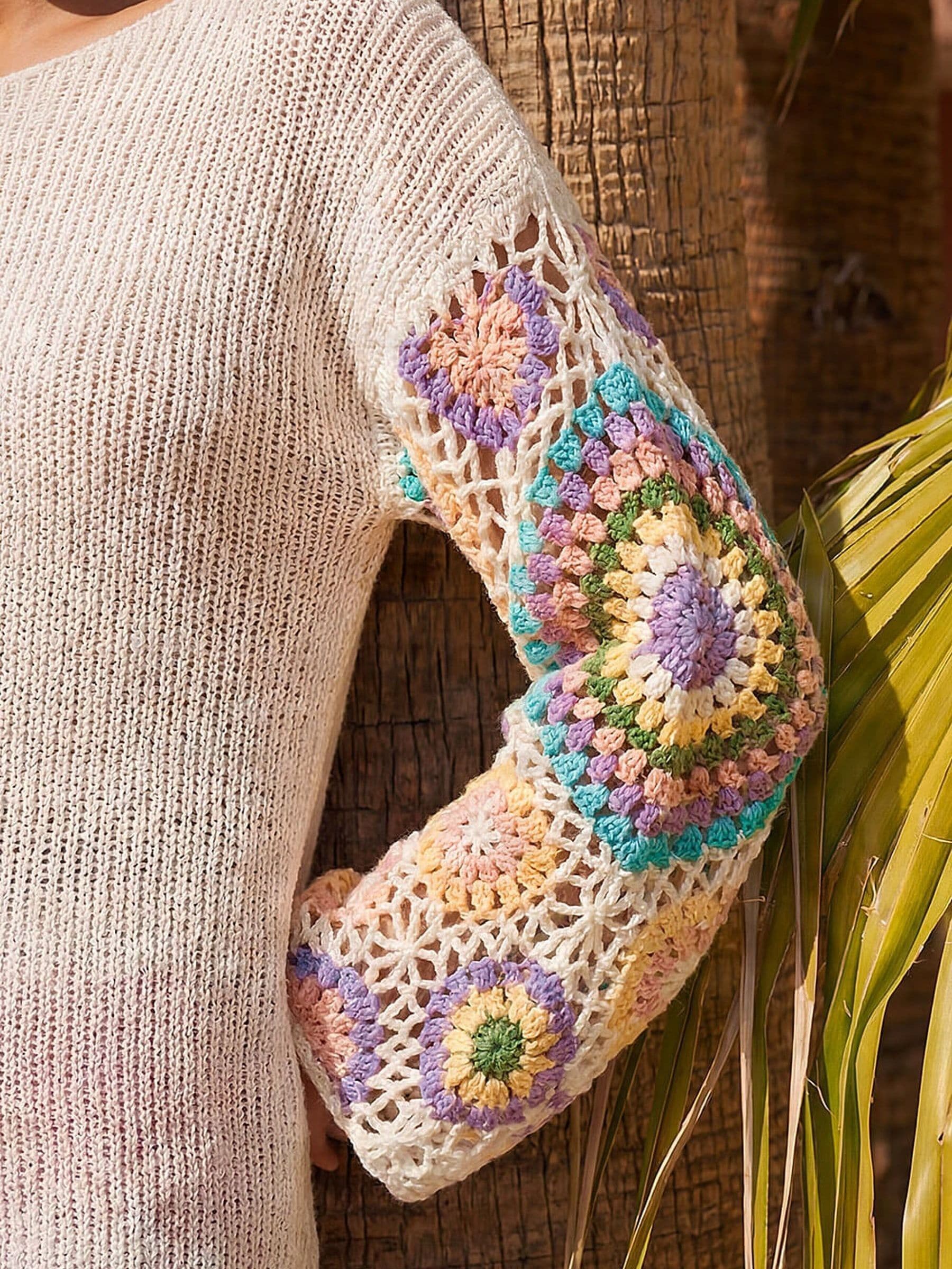 Buy Roman White Crochet Sleeve Knit Jumper from Next South Africa