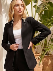 Roman Black Edge to Edge Blazer - Image 1 of 4