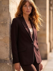 Roman Brown Single Breasted Blazer - Image 1 of 4