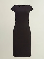 Hobbs Black Petite Mia Dress - Image 4 of 4