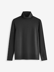 Hobbs Black Mischa Roll Neck Top - Image 3 of 4