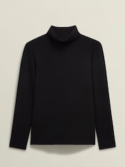 Hobbs Black Mischa Roll Neck Top - Image 4 of 4